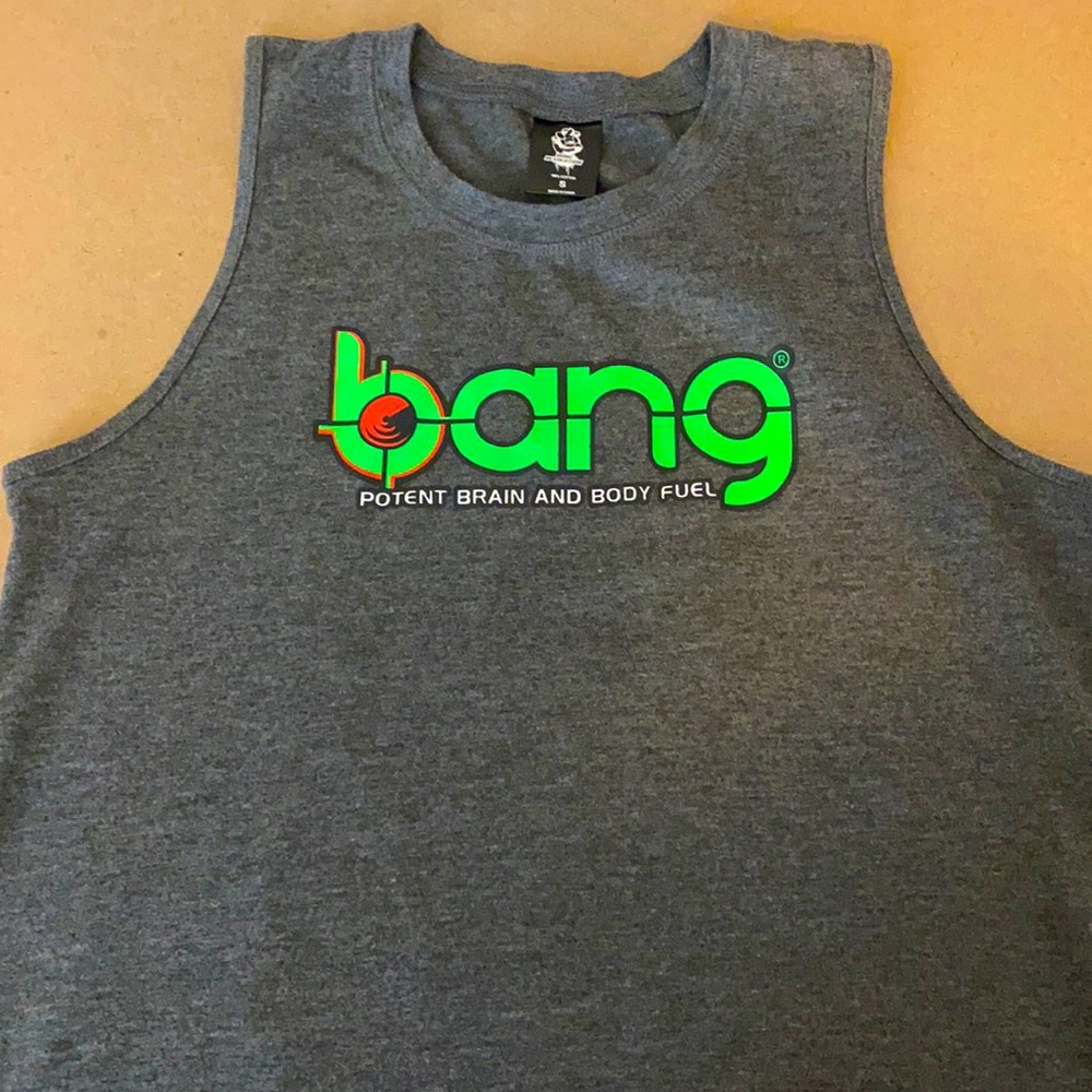 Unisex Bang energy drink sleeveless tank